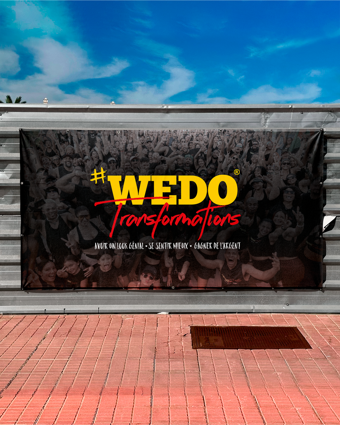 Fence Banner Digital Artwork for FitCamps (4ft x 6ft) - TO PRINT ON YOUR OWN -