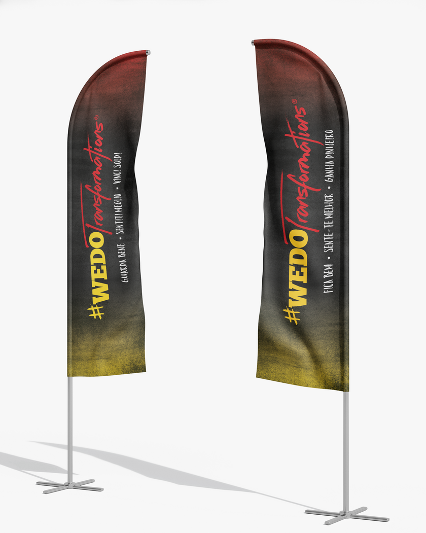 Flags - Digital Artwork for FitCamp (2 Ft x 7.58 Ft) - TO PRINT ON YOUR OWN -