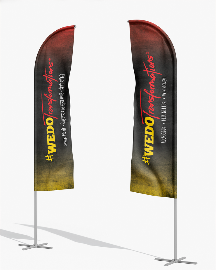 Flags - Digital Artwork for FitCamp (2 Ft x 7.58 Ft) - TO PRINT ON YOUR OWN -